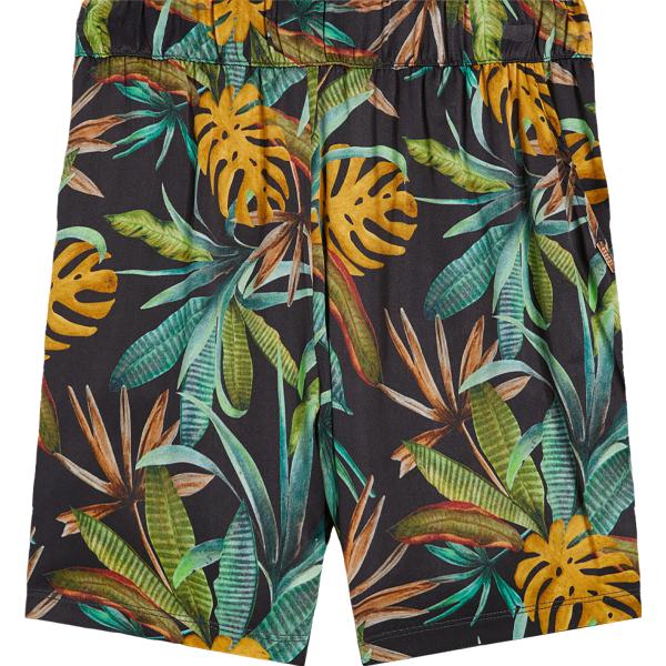 pantaloni Freddy nero a fiori