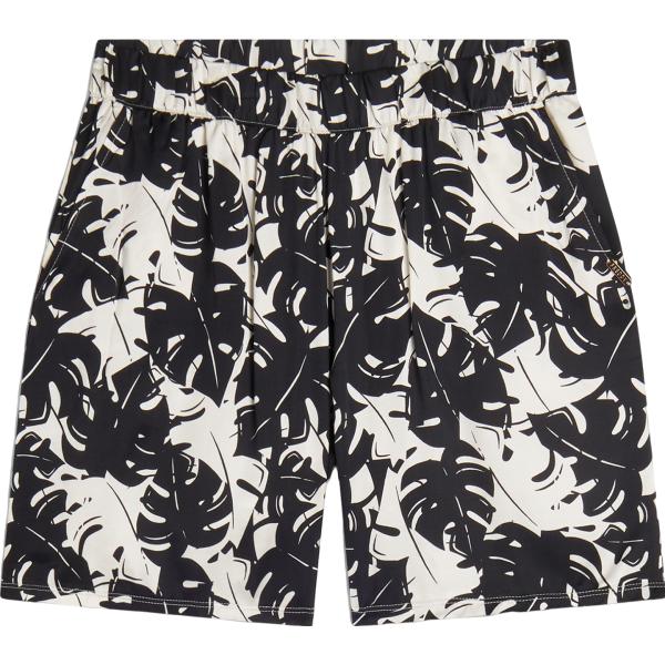 pantaloni Freddy nero a fiori
