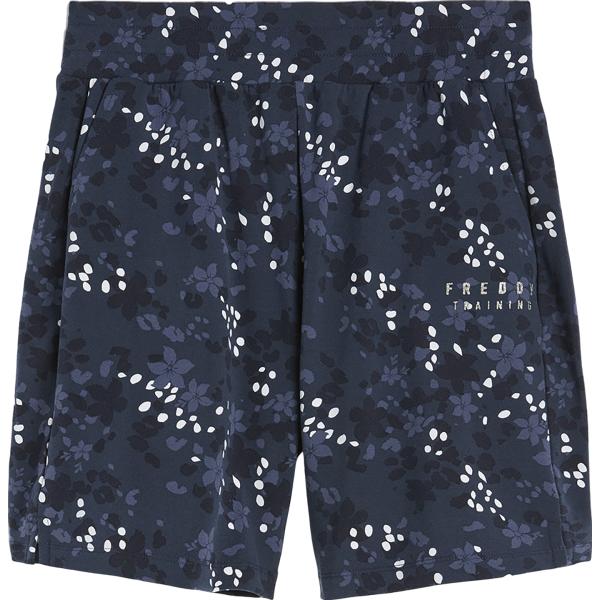 pantaloni corti Freddy blu con stampe