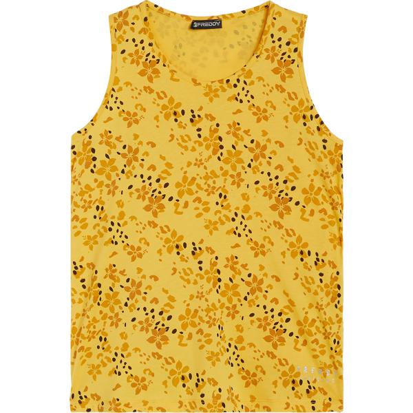 canottiere Freddy grigio con stampe