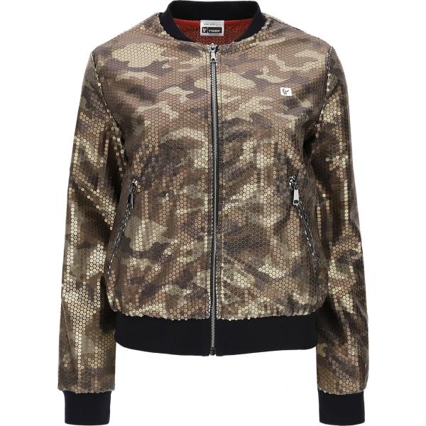 bomber Freddy marrone con stampe