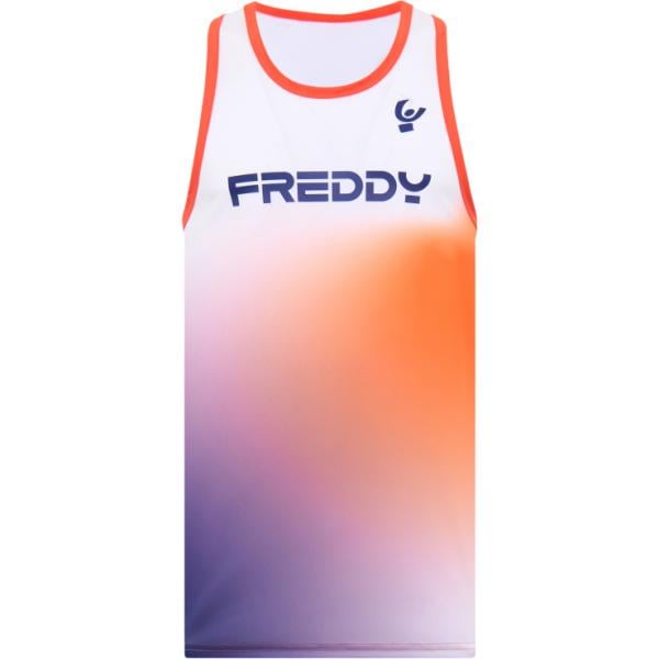 canottiere Freddy bianco con stampe