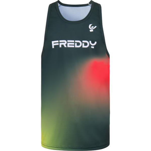 canottiere Freddy nero con stampe