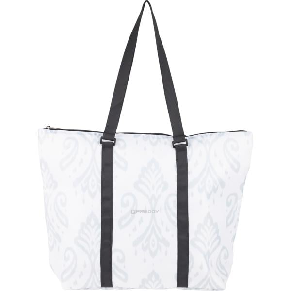 shopping bag Freddy bianco a fiori