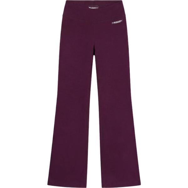 Leggings sportivo da donna in viola scuro a vita alta Freddy