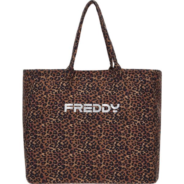 borse tote Freddy nero animalier