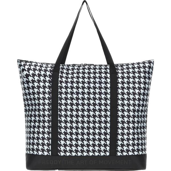 borse tote Freddy nero con stampe