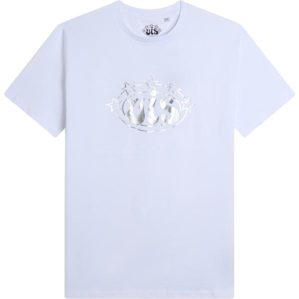 T-shirt da uomo in grigio chiaro con scollo a maniche corte in cotone Freddy
