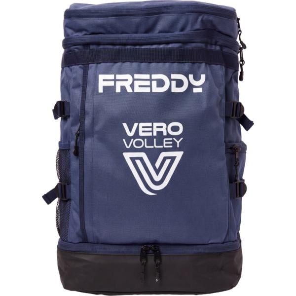 Zaino da donna in blu scuro con zip Freddy