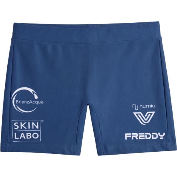 Shorts da donna in blu medio con stampe lavorato a maglia corto Freddy