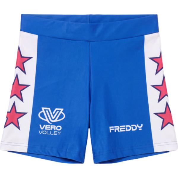 Pantaloncini sportivi da donna in blu medio lungo Freddy