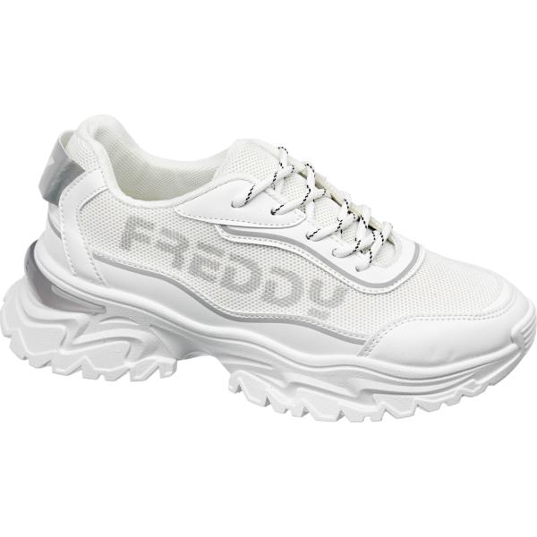 sneakers Freddy bianco con stampe