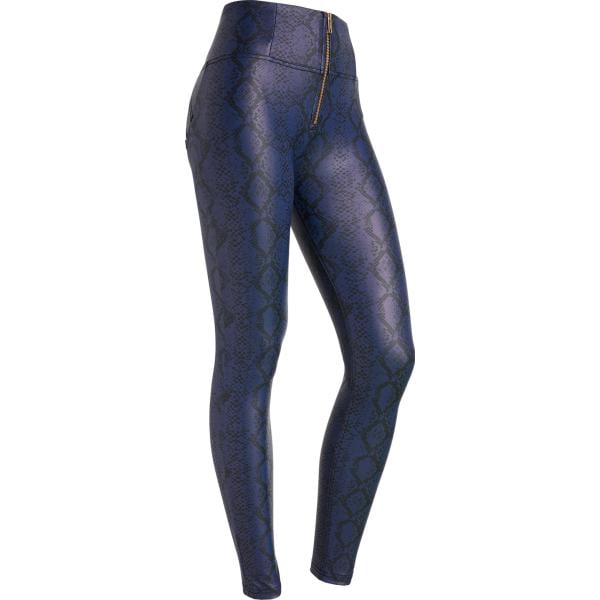 pantaloni skinny Freddy blu con stampe