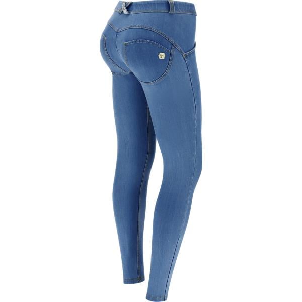 pantaloni skinny Freddy blu