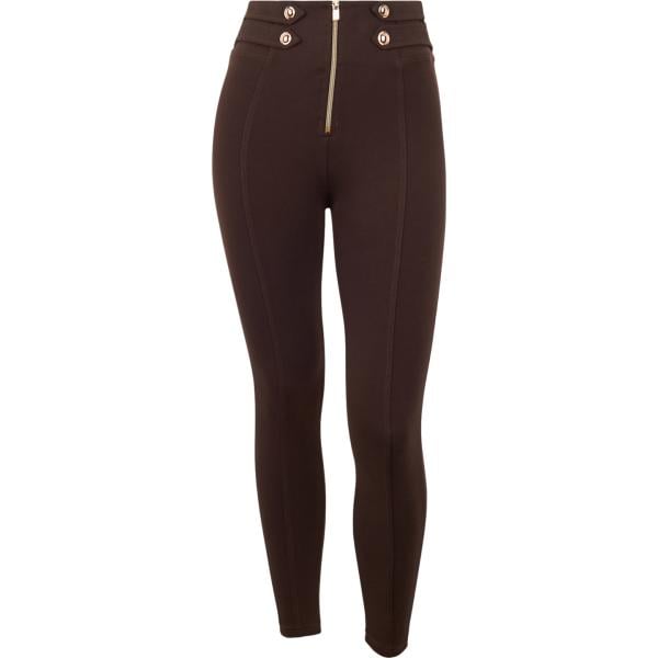 pantaloni skinny Freddy marrone