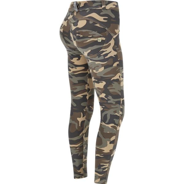 pantaloni skinny Freddy grigio con stampe