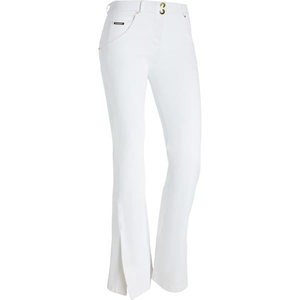 jeans a zampa Freddy bianco