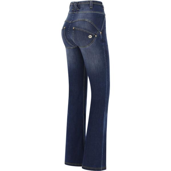 jeans a zampa Freddy blu