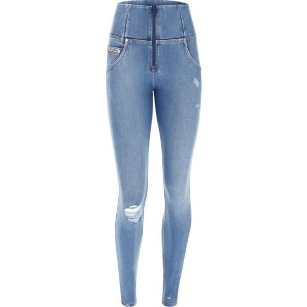 jeans strappati Freddy viola