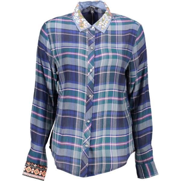 camicie Desigual blu