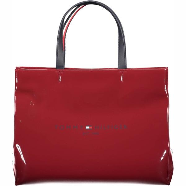 borse a spalla Tommy hilfiger rosso con stampe