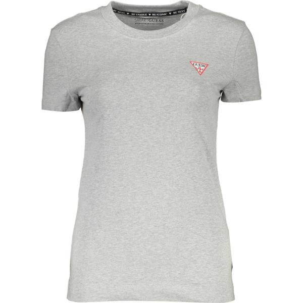 t-shirt Guess jeans grigio con stampe