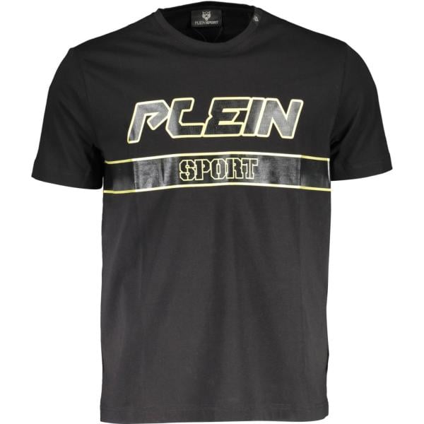t-shirt Plein sport grigio con stampe