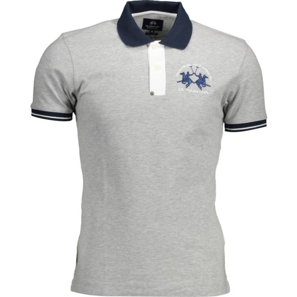 polo La martina grigio