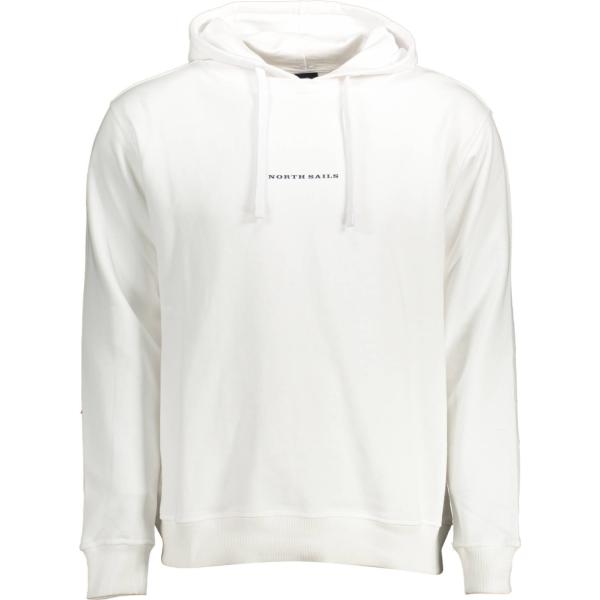 felpe con cappuccio North sails bianco con stampe