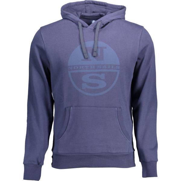 felpe con cappuccio North sails blu con stampe