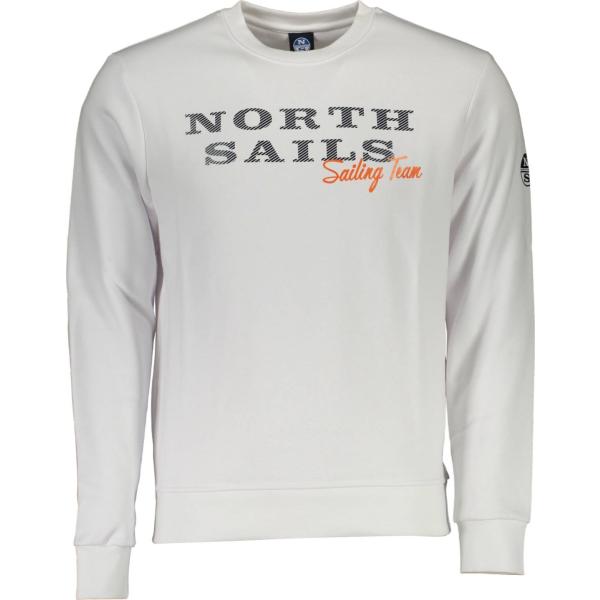 felpe North sails bianco con stampe