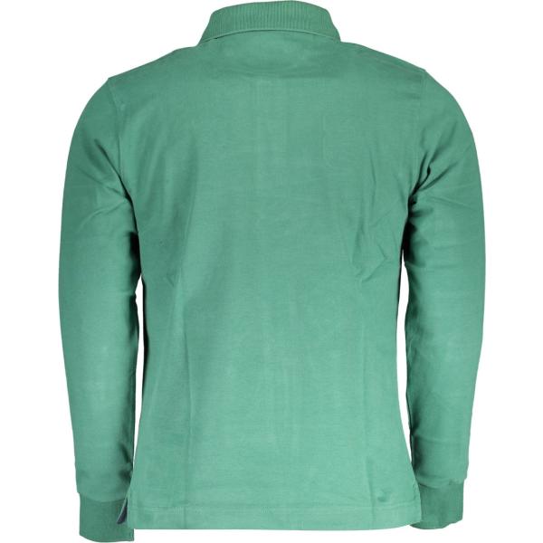 polo La martina verde con stampe