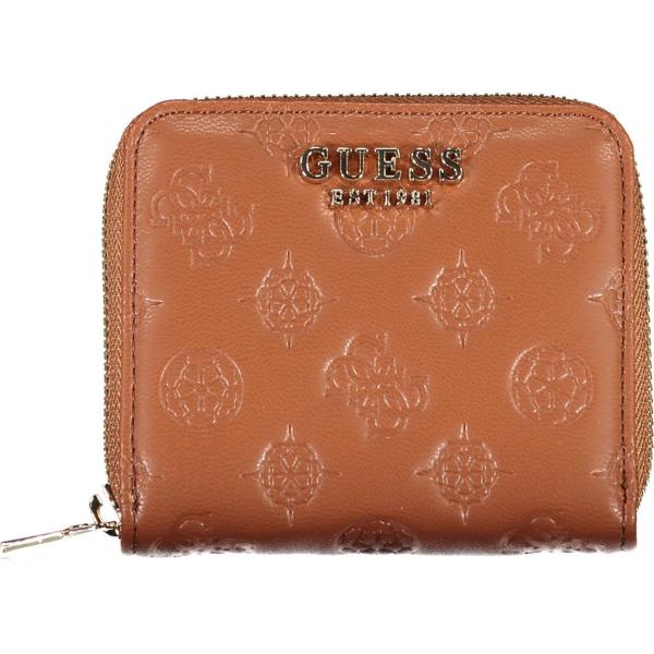 portafogli Guess jeans marrone