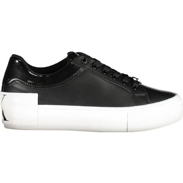 sneakers Calvin klein nero con stampe