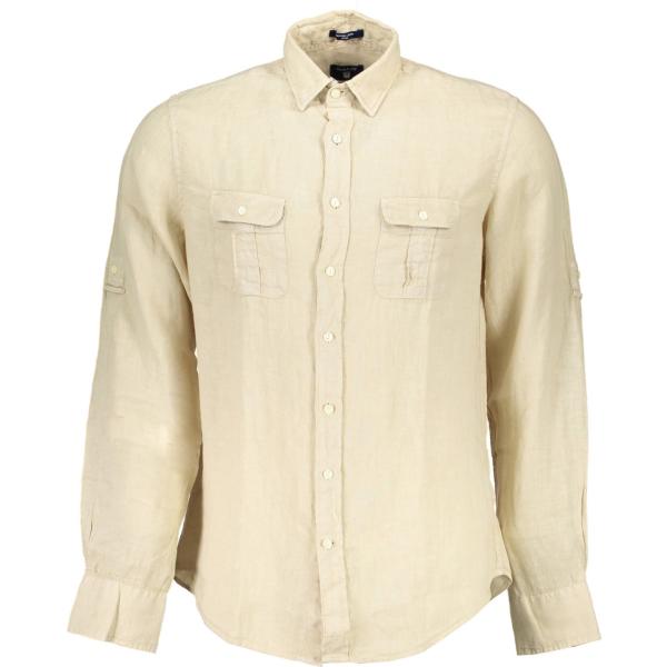 camicie Gant marrone