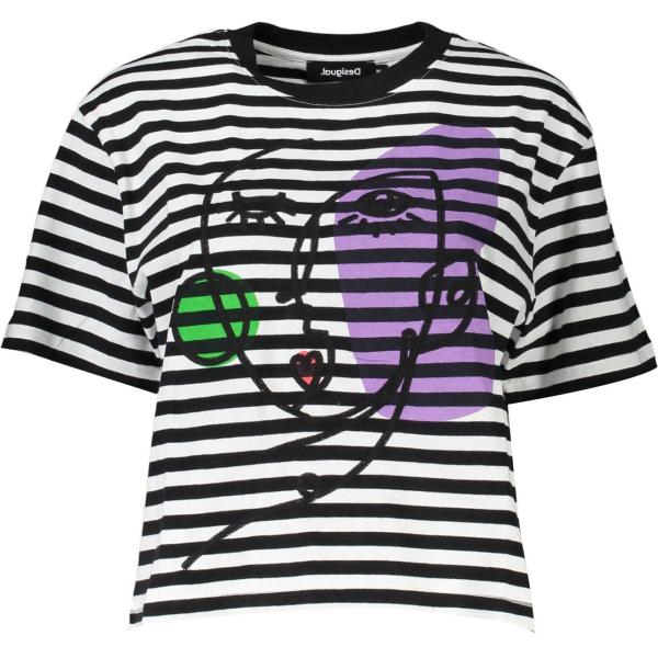 t-shirt Desigual multicolore con stampe