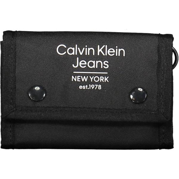 portafogli Calvin klein nero con stampe