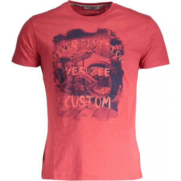 t-shirt Yes zee rosso con stampe