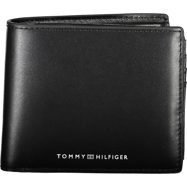 portafogli Tommy hilfiger nero con stampe
