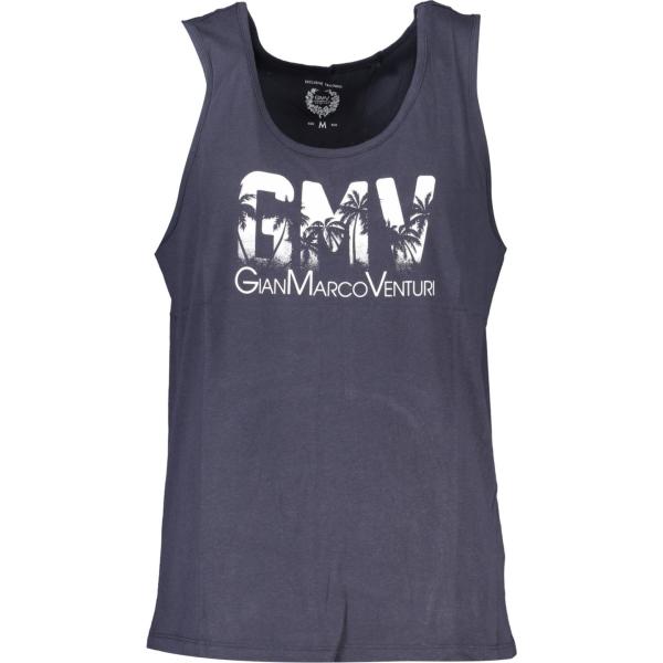 canottiere Gian marco venturi blu con stampe