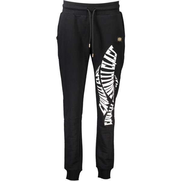 pantaloni Cavalli class nero con stampe