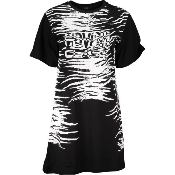 vestiti corti Cavalli class nero con stampe