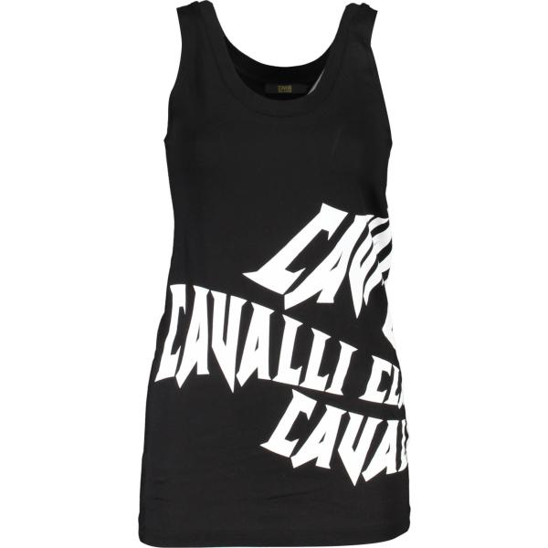 canottiere Cavalli class nero con stampe