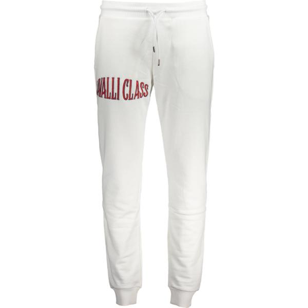 pantaloni Cavalli class bianco
