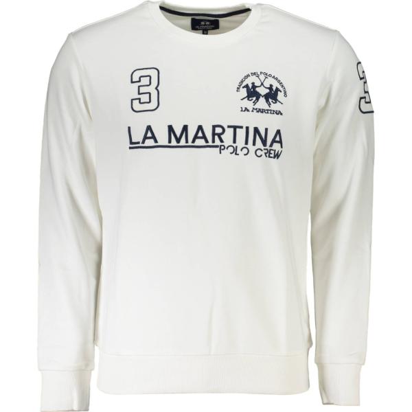 felpe La martina bianco