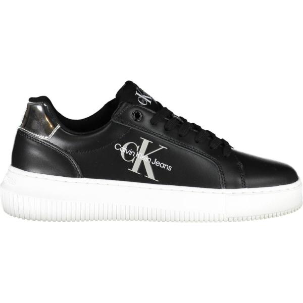 sneakers Calvin klein nero con stampe