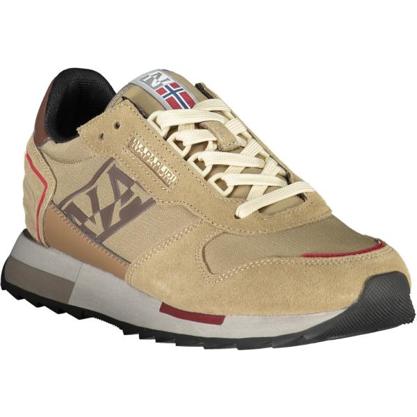 sneakers Napapijri shoes marrone con stampe