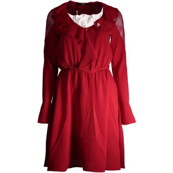 vestiti corti Guess jeans rosso