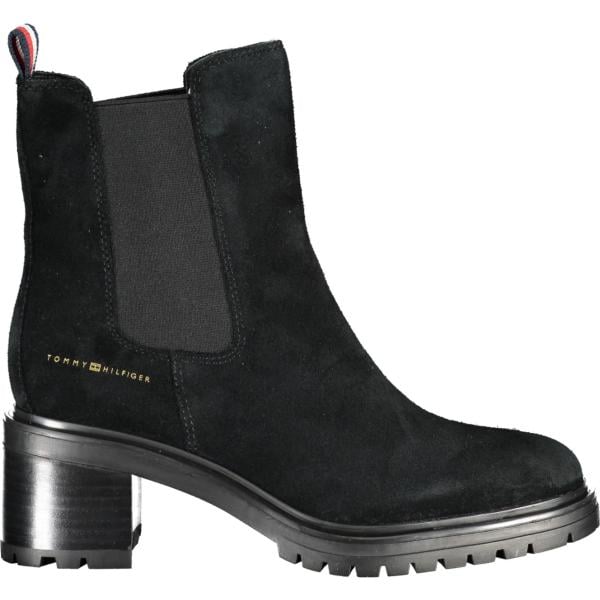 stivaletti Tommy hilfiger nero con stampe