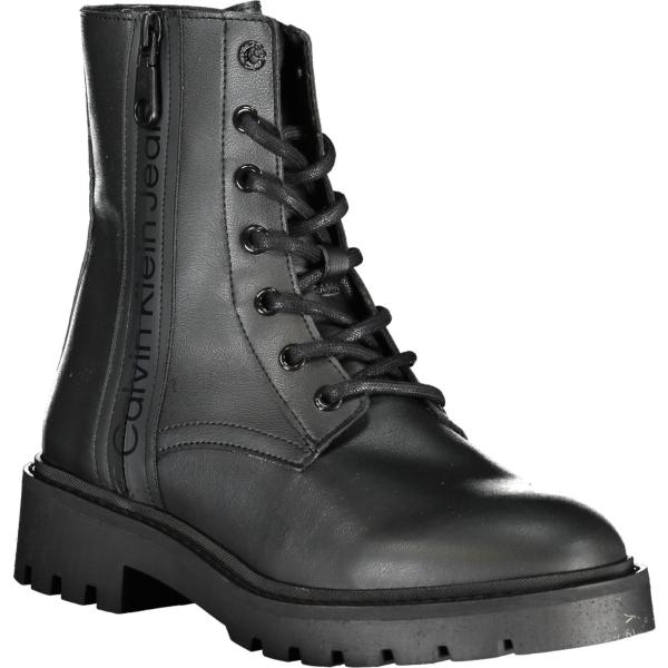 stivali Calvin klein nero con stampe